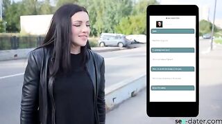 A sexy girl met a guy on a dating site and fucked