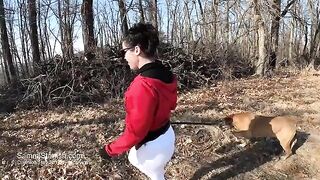 Sexy wife in yoga pants shows off her big ass