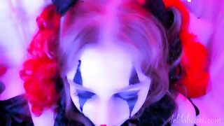 The kinkiest clown blowjob with a dirty face
