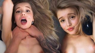 No lube action with a desperate hairstylist - Milka Way
