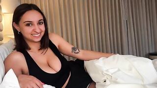 Business trip mixup leads to hot hotel room action