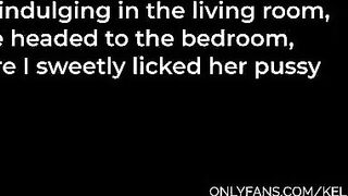The girl was cooking when a man with a huge dick came to her in the kitchen