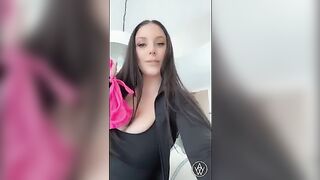 Hotel room sex with a cheating brunette
