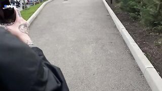 Met student in supermarket and fucked her on her glasses
