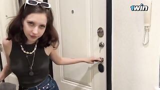 Met a cute Ukrainian girl on the street and fucked her that very day