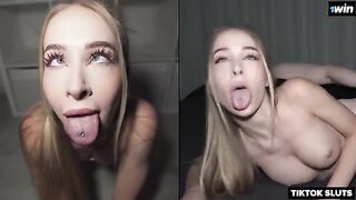 A girl reached us on TikTok - we fucked her in doggy style hard