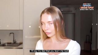 My dad doesn't know I'm fucking my hot tutor