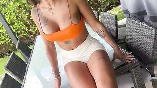 The photographer forced Sisi Rose to have rough anal sex and oiled her tits