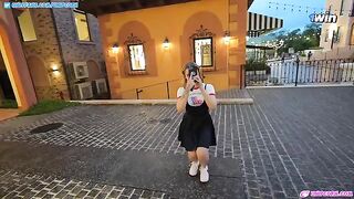 A cute stranger from Italy treated me to her pepperoni