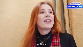 A busty woman met a YouTuber and got fucked at his place after oral sex