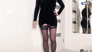 My stepmom checked my dick after our talk