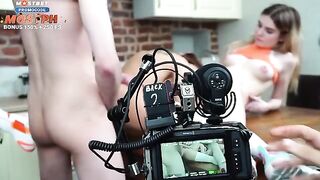 Behind the Scenes: Tender threesome sex and Russian porn secrets