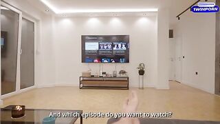 Tricked my stepsister to see her tits and fuck her