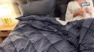 A stepson fucks his hot stepmom on a rainy night
