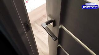 I was spying on my stepsister, she saw me and sucked my dick