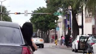 The guy with his friends fucked in a car two whores