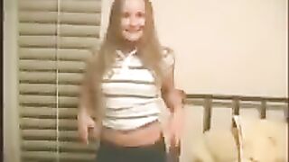 A hot chick has sex with her new boyfriend in a steamy scene