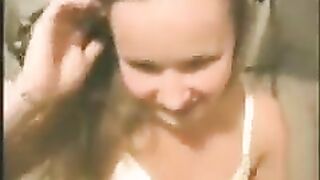 A hot chick has sex with her new boyfriend in a steamy scene