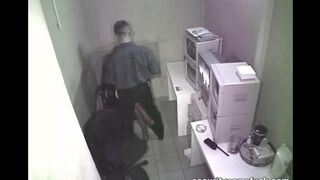 The employee was photographed having sex at work by a hidden camera
