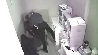 The employee was photographed having sex at work by a hidden camera