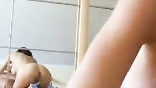 Private video of an excellent couple with suction skills