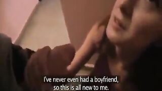 A cute girl tried anal for the first time with a strong fella’s cock