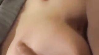 The hairy pussy of a lustful woman was fucked by her brother, a virgin