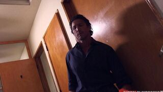 Guy fucked a girl in the bar, and she came with her friend