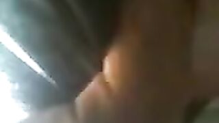 The guy pressed ass of girl on the bus very tightly