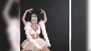 Russian girl dances and excites everyone around her