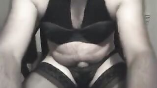 While jerking off, the second hand goes to the ass hole