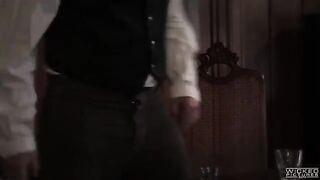 Fucked in the bar a girl in stockings and pantyhose