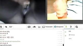 A husband and wife satisfy their sexual needs with the help of a webcam