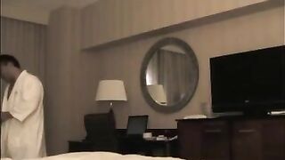 A young girl was fucked in the hotel room by a stranger