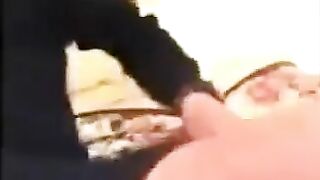 Daddy punishes his daughter for poor performance