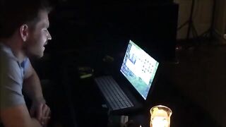 A wife gets horny after watching porn and fucks her husband