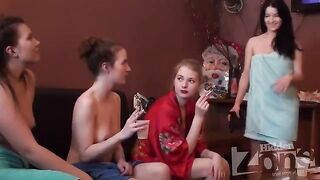 A guy caught a girl on camera while masturbating in a Russian hostel