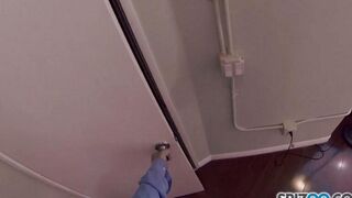 A man fucked a depraved whore in stockings and pantyhose