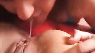 Two charming girls have anal sex with a guy and they do it very good