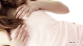 The pretty beauty plays with her pussy with her fingers in HD quality