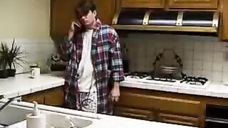 A real incest - his brother made a deposit to the vagina of his sister