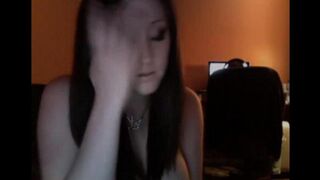 A girl with big tits is fucking publicly with her dad on the cam