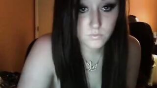 A girl with big tits is fucking publicly with her dad on the cam