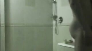 Two drunk Russians fucked in the bath, a steamy scene