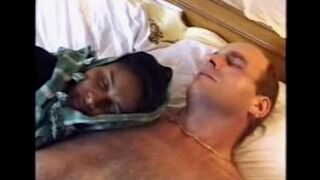 A drunk black woman gave herself to a stranger visiting her