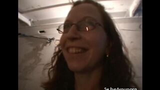 Girl fucked by two guys in an interracial threesome
