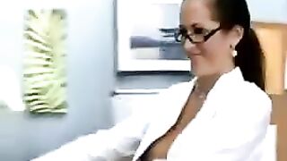 Hot Italian teacher fucks her student in the underwear on the table