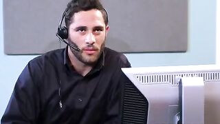 A hot sex of employees right on the office table