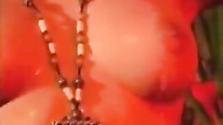 Peeping on a girl who masturbates at home erotic scene