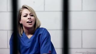 Two girls seduced each other and licked each other’s pussies in the cell